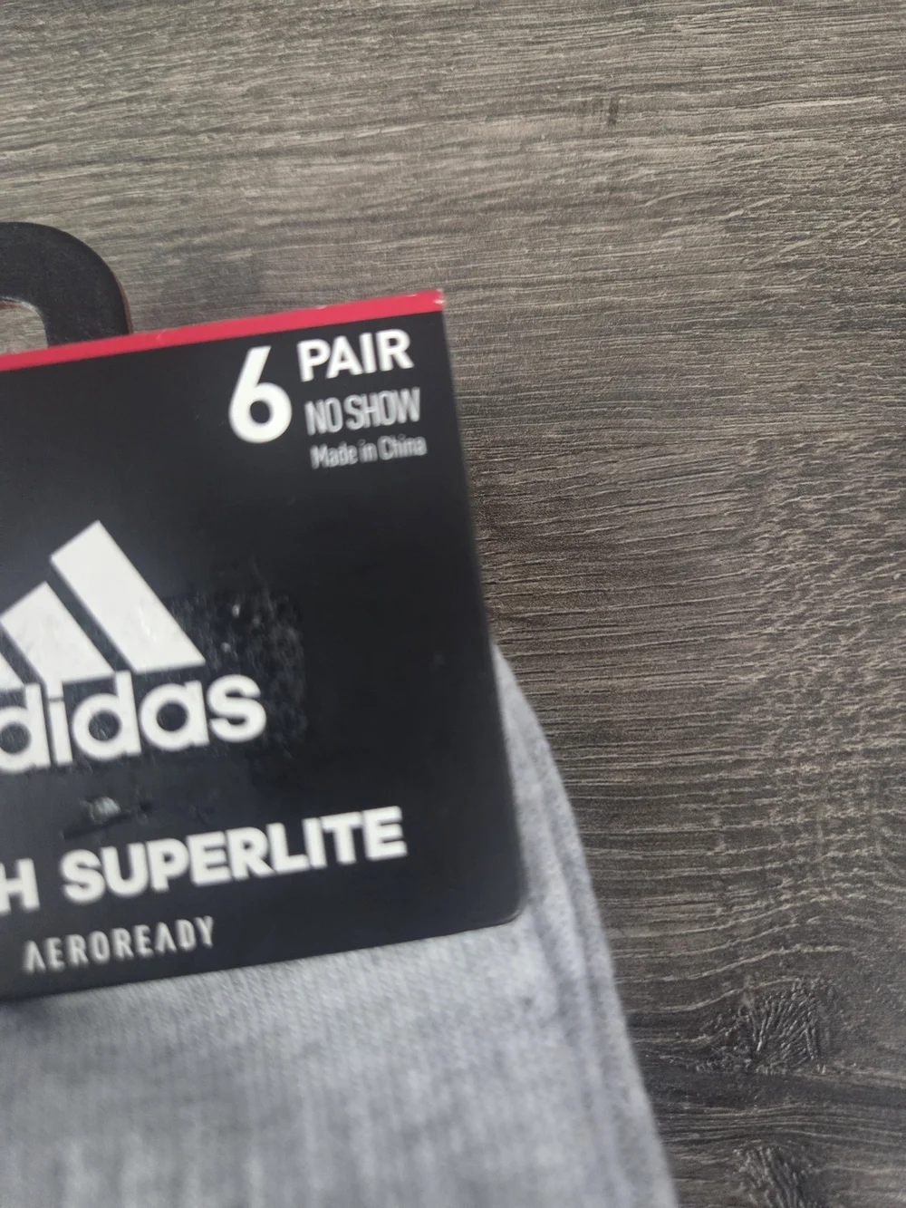 Boys adidas 6-Pack Superlite Classic No-Show Socks size L NEW